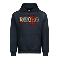 Navy Rodeo Christmas Urban Hoodie - CowhideDigitalArt