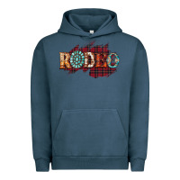 Pigment Midnight Navy Rodeo Christmas Urban Hoodie - CowhideDigitalArt