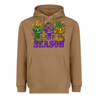 Toasted Coconut Tis the season crawfish Mardi Gras Heavyweight Hoodie - FaDigitalArtStudio