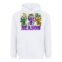 White Tis the season crawfish Mardi Gras Heavyweight Hoodie - FaDigitalArtStudio