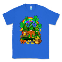 True Royal st. patricks gnomes truck with rainbow Classic Tee - BundleAndBundleShop