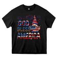 Black god bless america Heavy Core Tee - NancyCooperArtShop