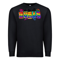 Black we are all human Premium Sweatshirt - FaDigitalArtStudio