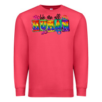 Cardinal we are all human Premium Sweatshirt - FaDigitalArtStudio