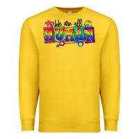 Lemon we are all human Premium Sweatshirt - FaDigitalArtStudio