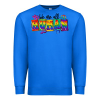 True Royal we are all human Premium Sweatshirt - FaDigitalArtStudio