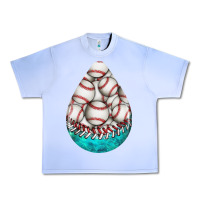 Grape Ice baseball and western roses teardrop  8 Urban Heavy Tee - BundleAndBundleShop