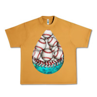 Peanut Butter baseball and western roses teardrop  8 Urban Heavy Tee - BundleAndBundleShop