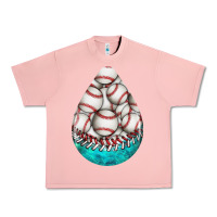 Salmon baseball and western roses teardrop  8 Urban Heavy Tee - BundleAndBundleShop