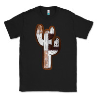Black Leather Cowhide Cactus Classic Tee - RanaPortraitStore