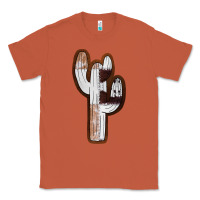 Copper Leather Cowhide Cactus Classic Tee - RanaPortraitStore