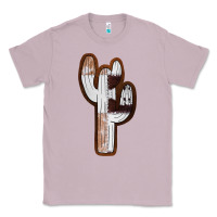 Lilac Leather Cowhide Cactus Classic Tee - RanaPortraitStore