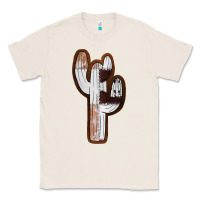 Natural Leather Cowhide Cactus Classic Tee - RanaPortraitStore