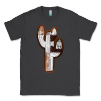 Smoke Leather Cowhide Cactus Classic Tee - RanaPortraitStore
