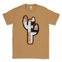 Toasted Coconut Leather Cowhide Cactus Classic Tee - RanaPortraitStore
