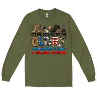 Army Green it's the guts and it's the glory a hundred stories Long Sleeve Tee - RanaPortraitStore