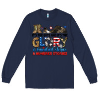 Navy it's the guts and it's the glory a hundred stories Long Sleeve Tee - RanaPortraitStore