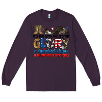Plum it's the guts and it's the glory a hundred stories Long Sleeve Tee - RanaPortraitStore