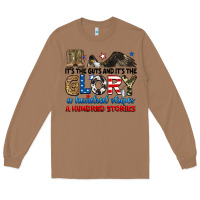 Toasted Coconut it's the guts and it's the glory a hundred stories Long Sleeve Tee - RanaPortraitStore