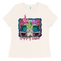 Bone happy easter gnomes farm truck Ladies Tee - Jasminsmagicworld