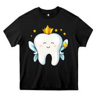 Black tooth fairy Heavy Core Tee - Jasminsmagicworld