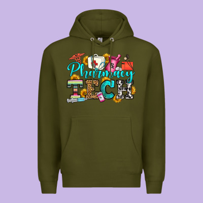 Pharmacy Tech Premium Hoodie Designed By Oliviacreatesart