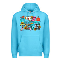 Ocean Blue pharmacy tech Premium Hoodie - OliviaCreatesArt