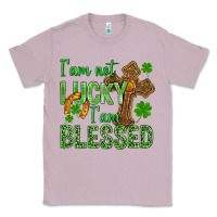 Lilac I Am Not Lucky I Am Blessed St. Patricks Classic Tee - BundleAndBundleShop