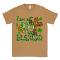 Toasted Coconut I Am Not Lucky I Am Blessed St. Patricks Classic Tee - BundleAndBundleShop