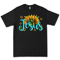 Black jesus sunflower Premium Tee - JahusDesignShop