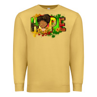 Antique Gold Hope Juneteenth Premium Sweatshirt - FaDigitalArtStudio