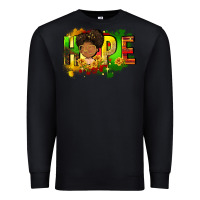 Black Hope Juneteenth Premium Sweatshirt - FaDigitalArtStudio