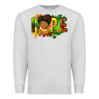 Dove Grey Hope Juneteenth Premium Sweatshirt - FaDigitalArtStudio