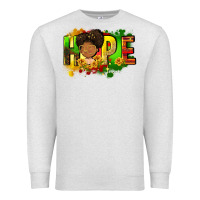 Oatmeal Heather Hope Juneteenth Premium Sweatshirt - FaDigitalArtStudio