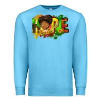 Ocean Blue Hope Juneteenth Premium Sweatshirt - FaDigitalArtStudio