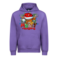 Tulip Mooey Christmas Urban Hoodie - CowhideDigitalArt