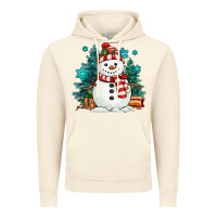 Vintage Artic christmas snowman Vintage Hoodie - MaliasSmallBusiness