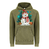 Christmas Snowman Vintage Hoodie | Teevron