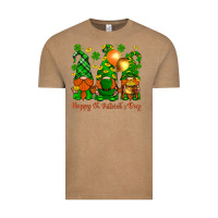 Vintage Coffee happy st. patricks day with gnomies Vintage Tee - BundleAndBundleShop