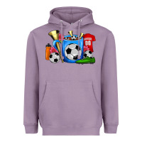 Lavender Soccer Coffee Mug Heavyweight Hoodie - FaDigitalArtStudio