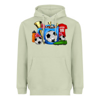 Matcha Soccer Coffee Mug Heavyweight Hoodie - FaDigitalArtStudio
