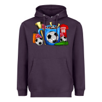 Plum Soccer Coffee Mug Heavyweight Hoodie - FaDigitalArtStudio