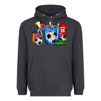 Smoke Soccer Coffee Mug Heavyweight Hoodie - FaDigitalArtStudio