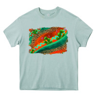 Arona westerb aztec and leopard background Heavy Core Tee - AdoDesignShop