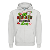 Dove Grey medical records claus Zipper Hoodie - CowGirlArtShop