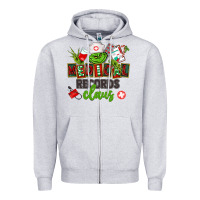Heather Grey medical records claus Zipper Hoodie - CowGirlArtShop