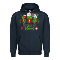 Navy medical records claus Zipper Hoodie - CowGirlArtShop