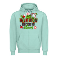 Seafoam medical records claus Zipper Hoodie - CowGirlArtShop