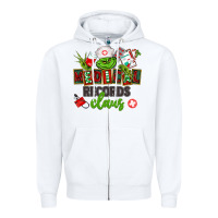 White medical records claus Zipper Hoodie - CowGirlArtShop