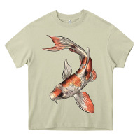 Mossy Koi Fish Heavy Core Tee - LillyAllenDesigns